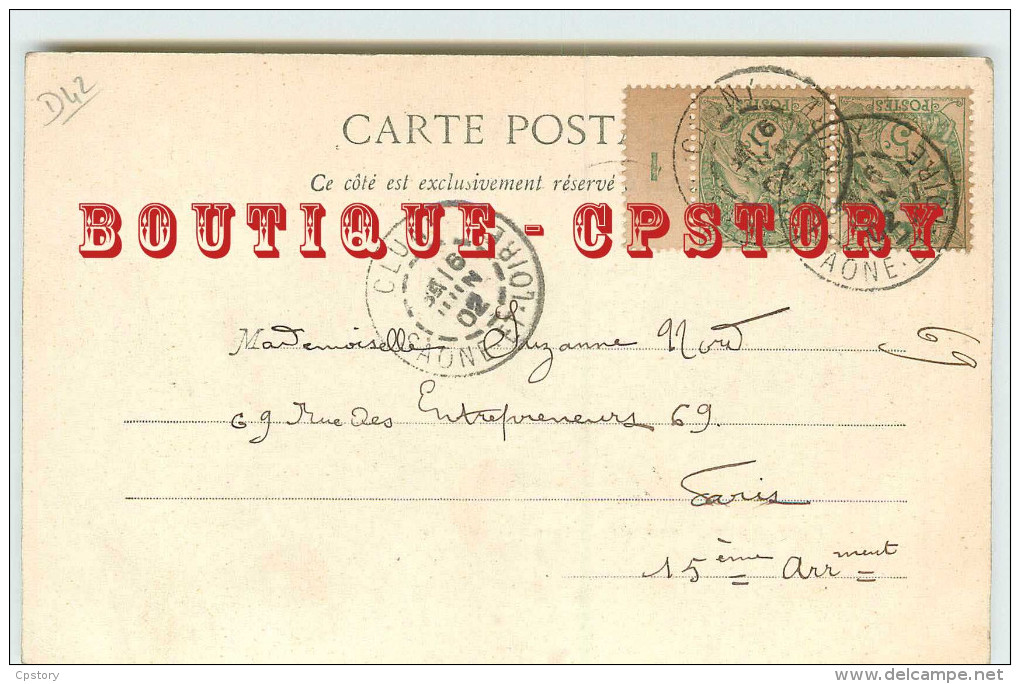 ACHAT DIRECT < JEU De BOULES - JEUX BOULE à St ETIENNE En 1902 - DOS SCANNE - Regional Games