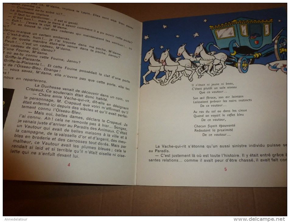 1956 Au PARADIS Des ANIMAUX N° 6   écrit Et Dessiné Par Alain Saint-Ogan ,  édité Par La VACHE Qui RIT - Sonstige & Ohne Zuordnung