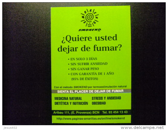 CARTA POSTAL PUBLICITARIA - PARA DEJAR DE FUMAR - Otros & Sin Clasificación