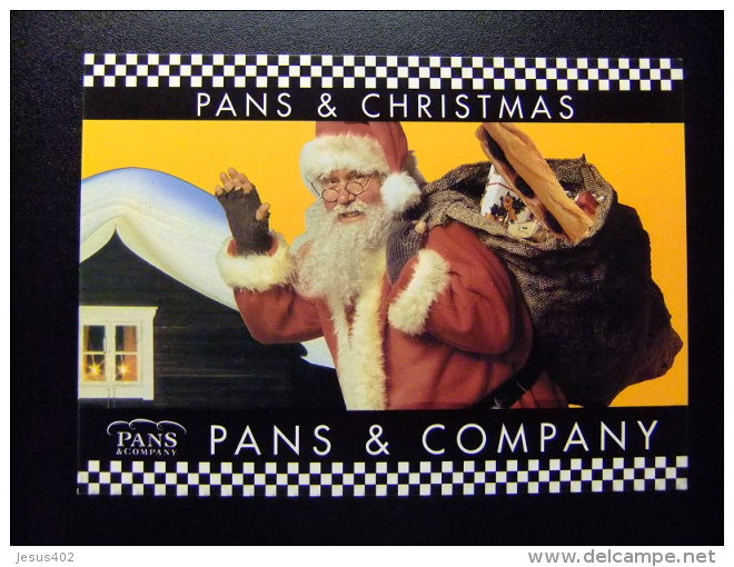 CARTA POSTAL PUBLICITARIA - PANS & COMPANY - CHISTMAS -  ANDORRA - Restaurantes