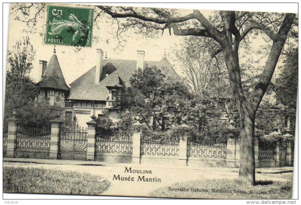 MOULINS  Musée Mantin  Recto Verso - Moulins