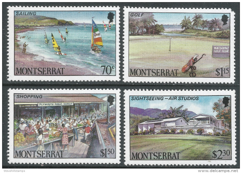 Montserrat. 1986 Tourism. MNH Complete Set. SG 710-713 - Montserrat