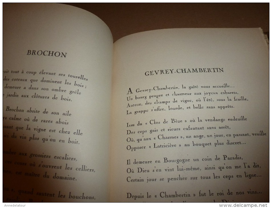 1932  LES CHANTS DU TERROIR (poèmes bourguignon)  Dédicace de l'auteur Max Cappe à Pierre Thro