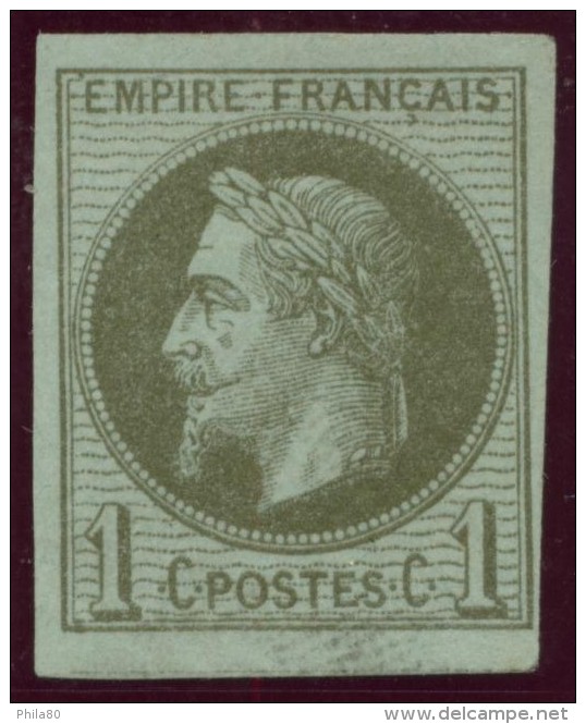 N°7 (1c.) Neuf Avec Trace De Charnière - Napoléon III