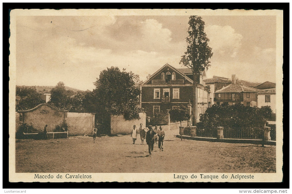 MACEDO DE CAVALEIROS - CHAFARIZES E FONTES-  Largo Do Tanque Do Acipestre  ( Ed. Parente & C.ª Lda.) Carte Postale - Bragança