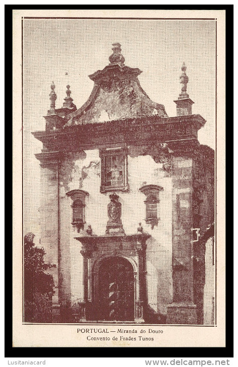 MIRANDA DO DOURO - Convento De Frades Tunos ( Ed. Tip. Proença)   Carte Postale - Bragança