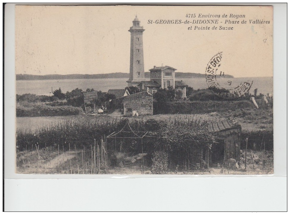 CHARENTE MARITIME - SAINT GEORGES DE DIDONNE - Phare De Vallières - Saint-Georges-de-Didonne