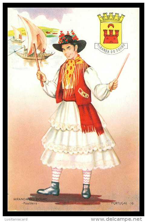 MIRANDA DO DOURO - COSTUMES - Pauliteiro ( Ed. Neconsar Nº 16)   Carte Postale - Bragança