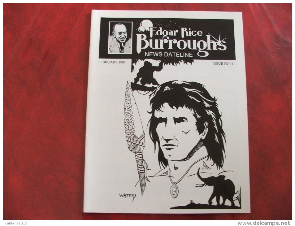Tarzan John Carter Edgar Rice Burroughs Fanzine News Dateline N° 41 Fevrier 1991 - Autres & Non Classés