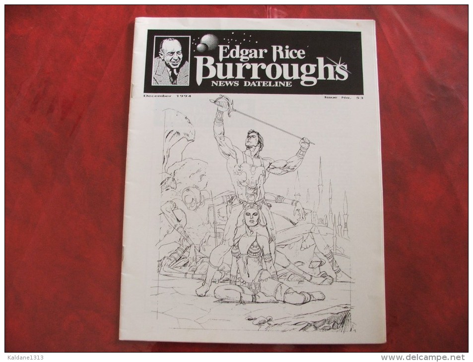 Tarzan John Carter Edgar Rice Burroughs Fanzine News Dateline N° 53 Décembre 1994 - Other & Unclassified