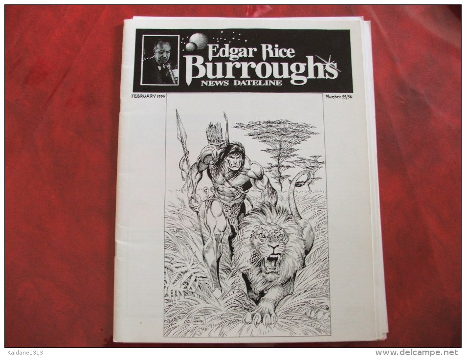 Tarzan John Carter Edgar Rice Burroughs Fanzine News Dateline N° 55/56 Fevrier 1996 - Altri & Non Classificati