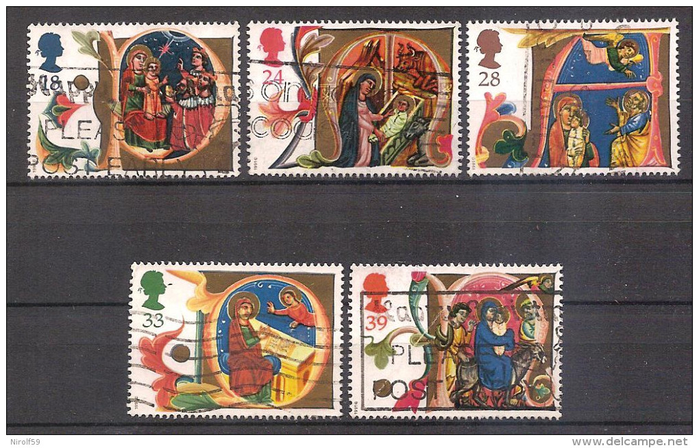 Great Britain 1991 - Christmas - Used Stamps