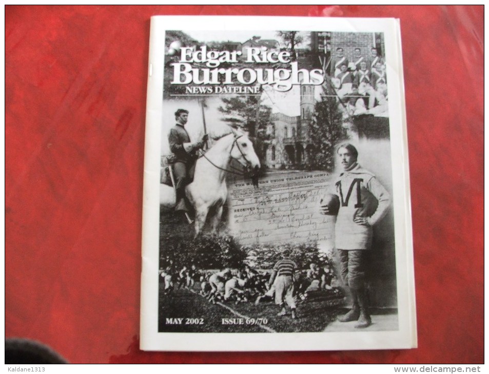 Tarzan John Carter Edgar Rice Burroughs Fanzine News Dateline N° 69/70 Mai 2002 - Autres & Non Classés