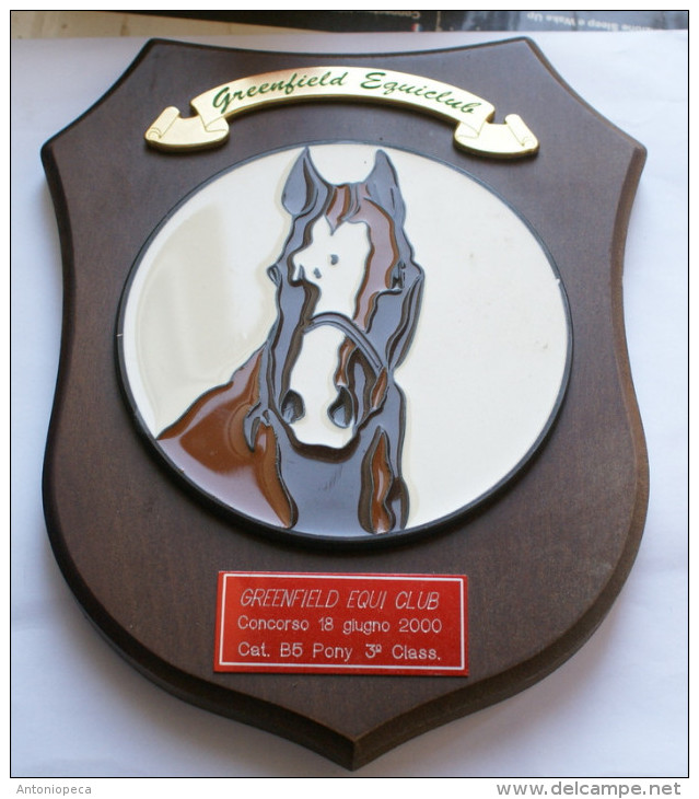 ITALIA - CREST ARALDICO "GREENFIELD EQUICLUB DI ROMA - Equitation