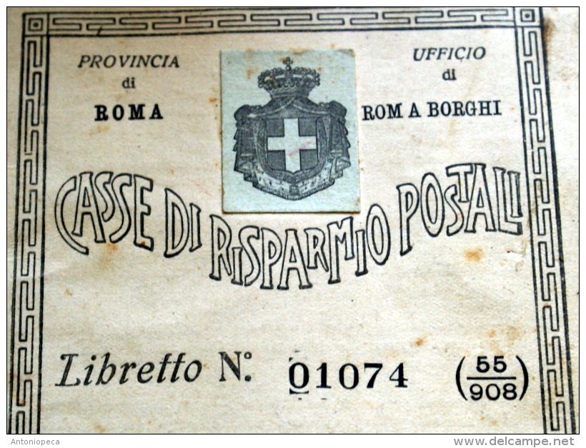 ITALIA 1940 - LIBRETTO DI RISPARMIO POSTALE ORIGINALE - Italie