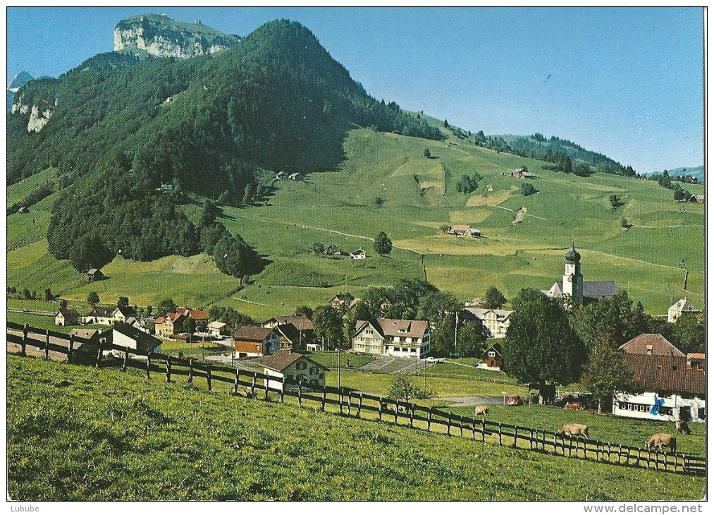 Schwende - Dorf Gegen Ebenalp Und Altmann             1971 - Schwende