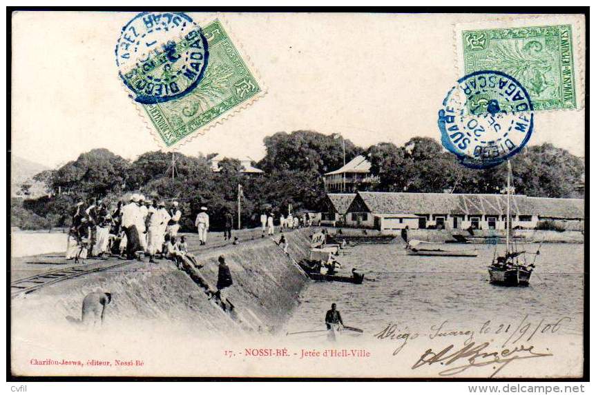 MADAGASCAR 1906 - P. Card From Diego Suarez To Nictheroy By Paquebot E.U. Nº 2 - Storia Postale