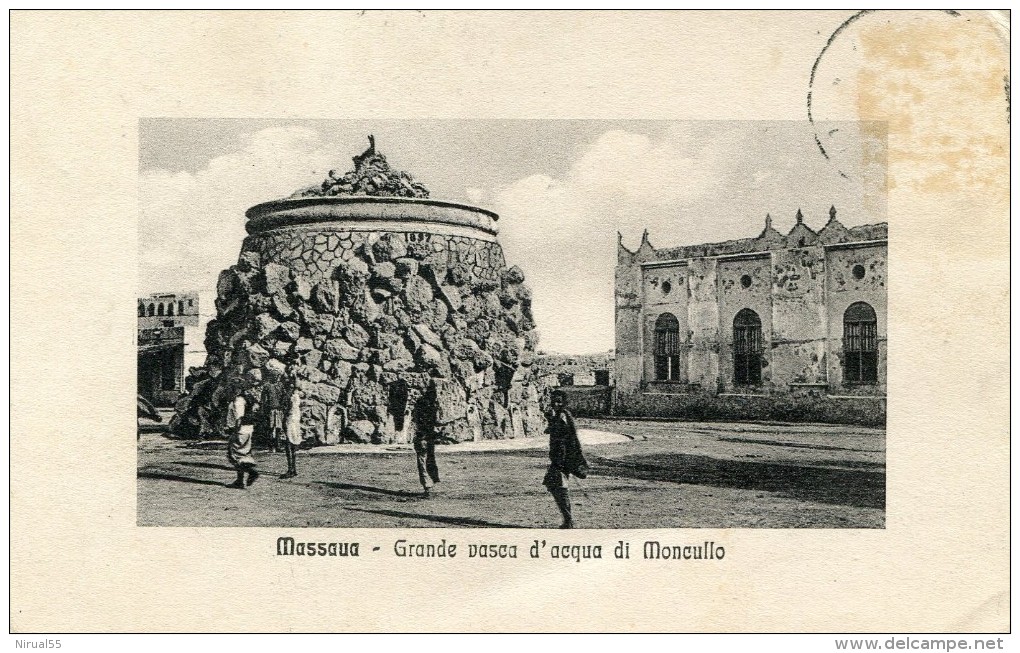 Erythree MASSAVA Grande Vasea D'acqua Di Moncullo  Animation 1912................G - Erythrée