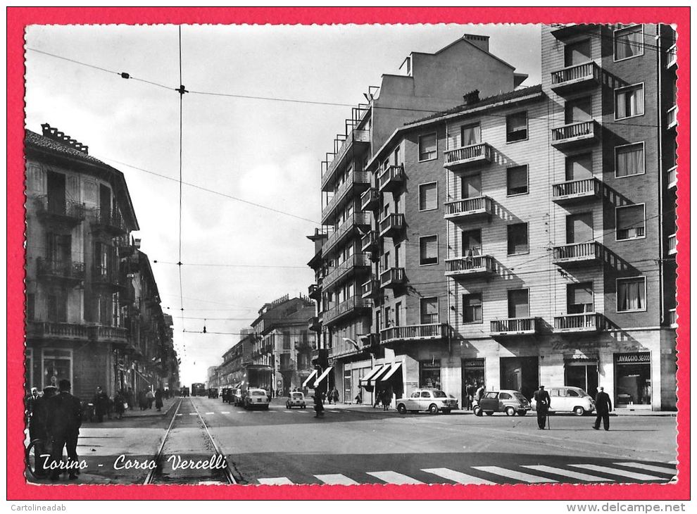 [DC5460] CARTOLINA - TORINO - CORSO VERCELLI - ANIMATA - Non Viaggiata - Old Postcard - Altri & Non Classificati