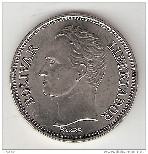 Venezuela 1 Bolivar  1989 Km 52.1  Unc - Venezuela