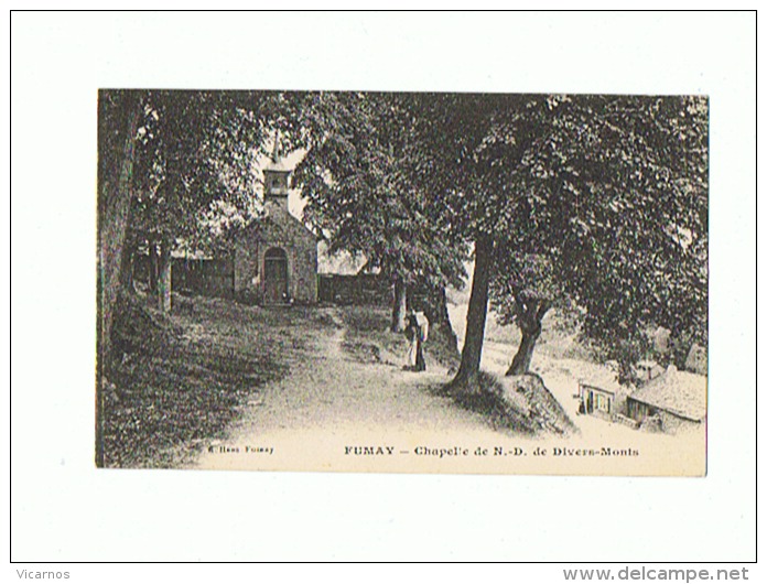 CPA 08 FUMAY Chapelle De N. D. De Divers Monts - Fumay