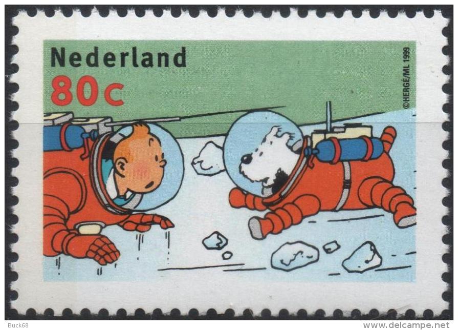 PAYS-BAS 1711 ** MNH TINTIN KUIFJE MOON LUNE HERGE NEDERLAND Comics Bande Dessinée BD - Bandes Dessinées