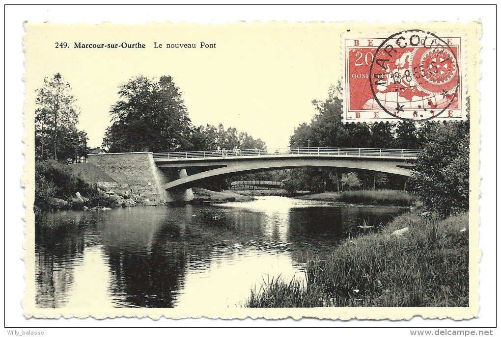 CPA - MARCOURT SUR OURTHE - Le Nouveau Pont - Cachet Relais   // - Rendeux