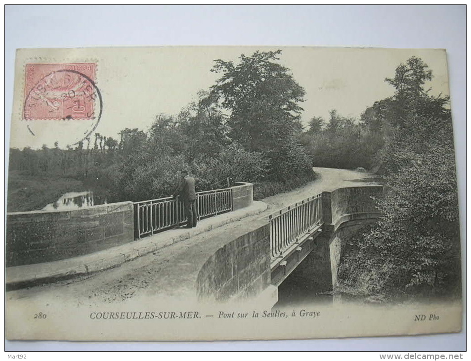 14 COURSEULLES PONT SUR LA SEULLES A GRAYE - Courseulles-sur-Mer