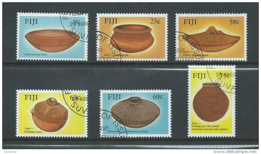 Fiji 1988 Pottery Set 6 FU - Fiji (1970-...)
