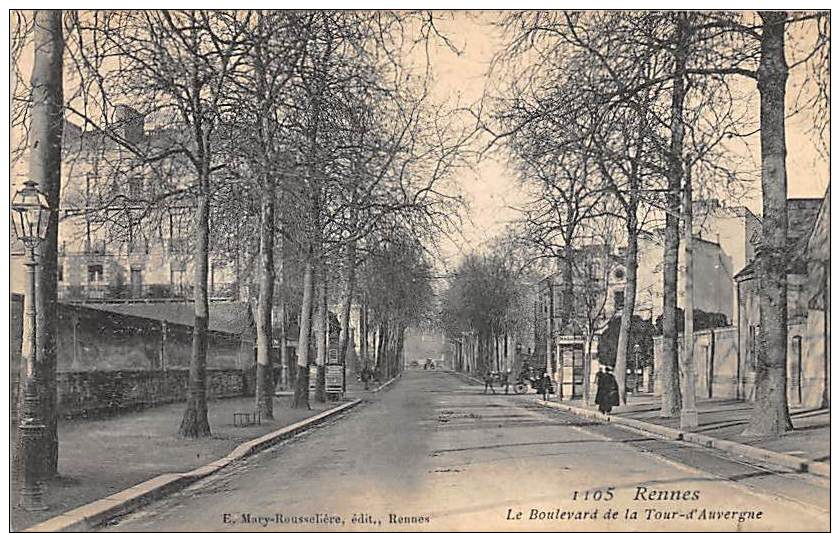 35 - RENNES - Le Boulevard De La Tour D' Auvergne - Rennes