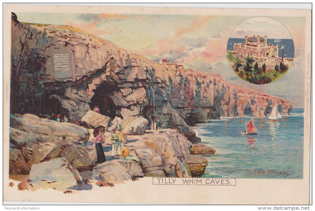 1900s GB Tilly Whim Caves Art Pc Frank Richards, Unused Ernest Nister Chromolitho - Autres & Non Classés