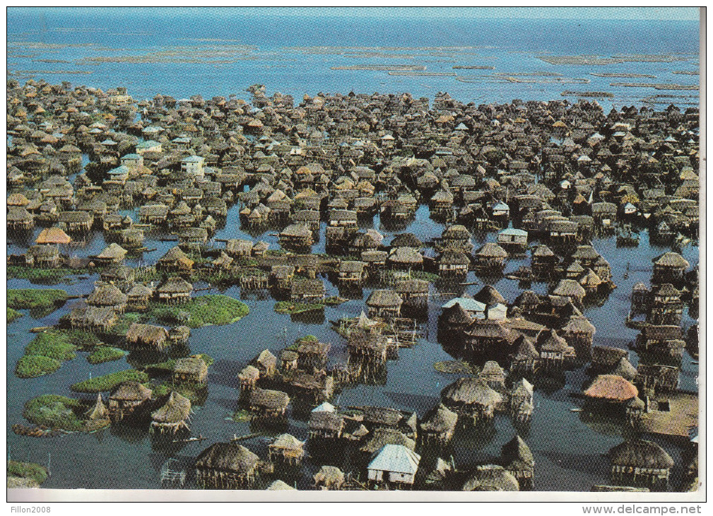 DAHOMEY - Cité Lacustre De GANVIE - Excellente Prise De Vue Aérienne - Dahomey