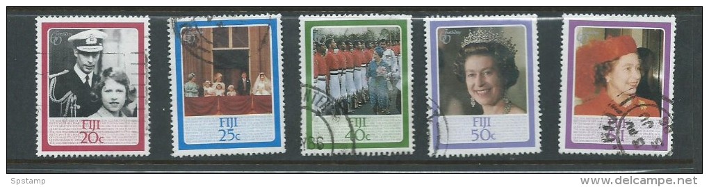 Fiji 1986 QEII Birthday Set 5 FU - Fiji (1970-...)