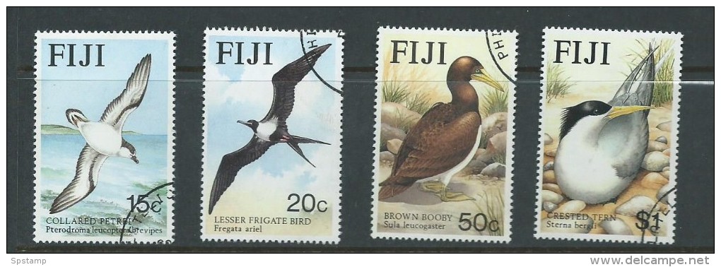 Fiji 1985 Sea Bird Set 4 VFU - Fiji (1970-...)