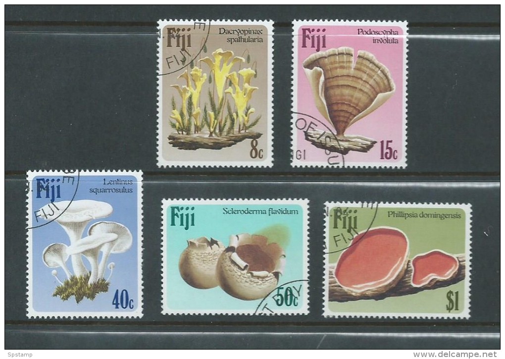 Fiji 1984 Fungi Mushroom Set 5  FU - Fiji (1970-...)