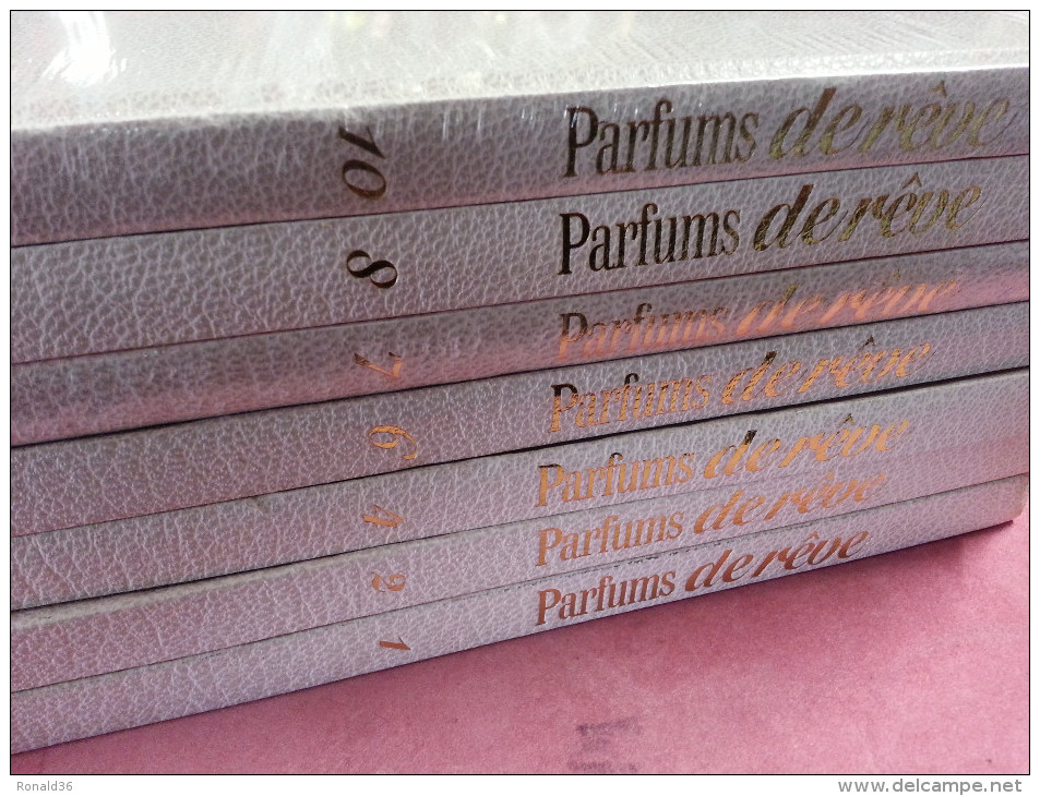 LOT livres PARFUMS DE REVE parfum toutes marques , lieu parfumerie usine de parfumeurs , région , économie , historique