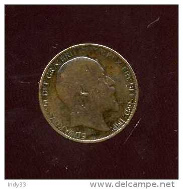 - MONNAIE GRANDE BRETAGNE 1902/71 . 1/2 P. 1905 . - C. 1/2 Penny
