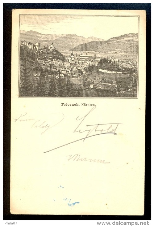 Friesach, Karnten / Around Year 1904 / Old Postcard Not Circulated - Friesach