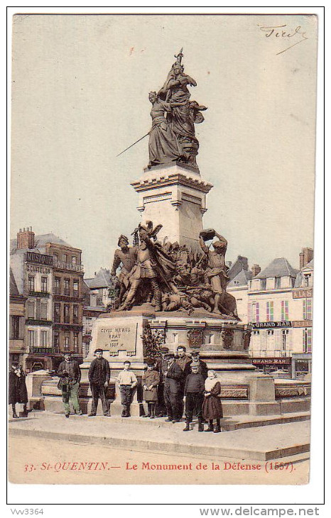 SAINT-QUENTIN: Le Monument De La Défense - Saint Quentin