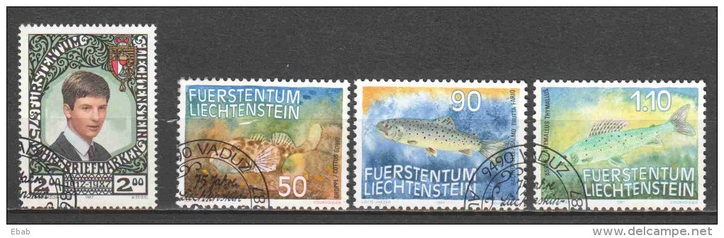 Liechtenstein 1987 Mi 921-924 - Gebraucht