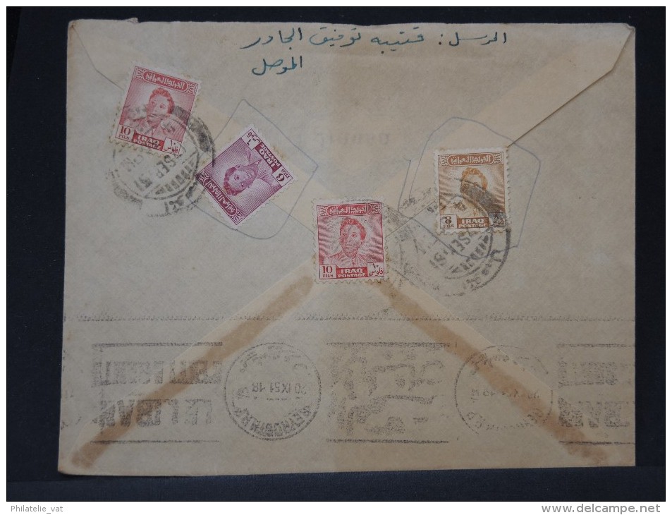 IRAQ - LOT DE 8 LETTRES PERIODE 1950  A ETUDIER   A VOIR INTERESSANT LOT P3366 - Iraq