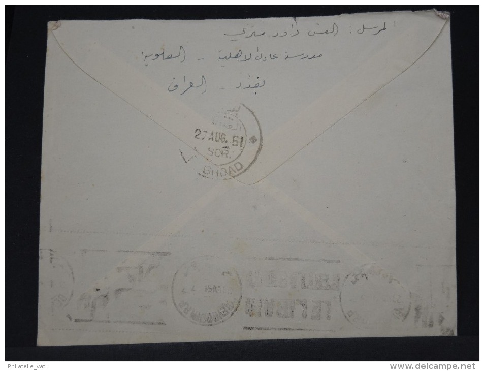 IRAQ - LOT DE 8 LETTRES PERIODE 1950  A ETUDIER   A VOIR INTERESSANT LOT P3366