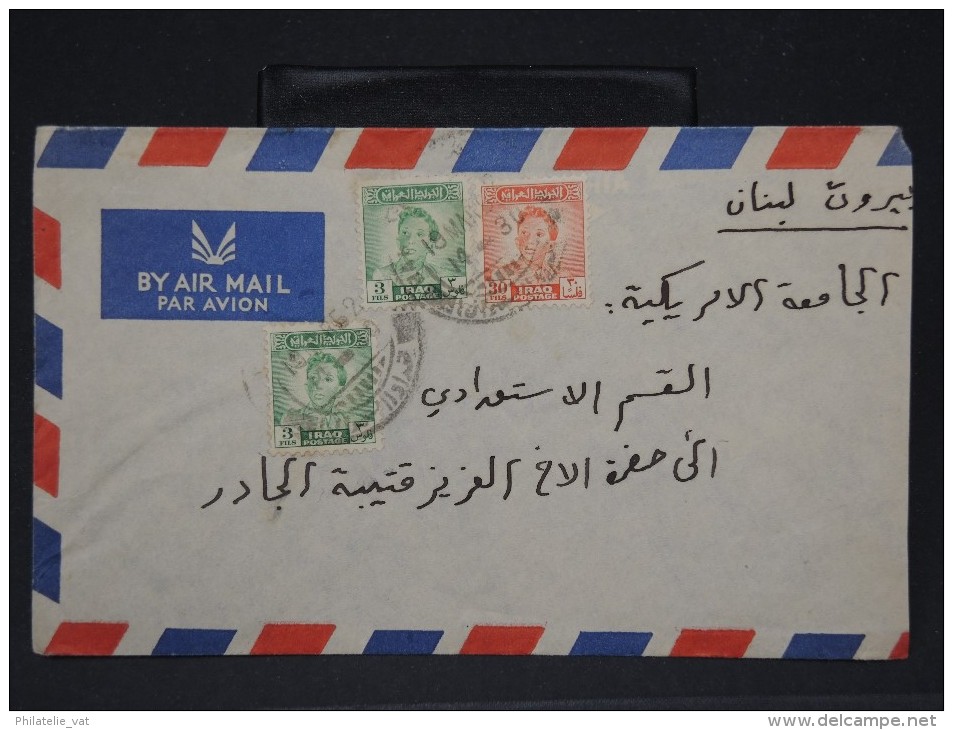 IRAQ - LOT DE 8 LETTRES PERIODE 1950  A ETUDIER   A VOIR INTERESSANT LOT P3366