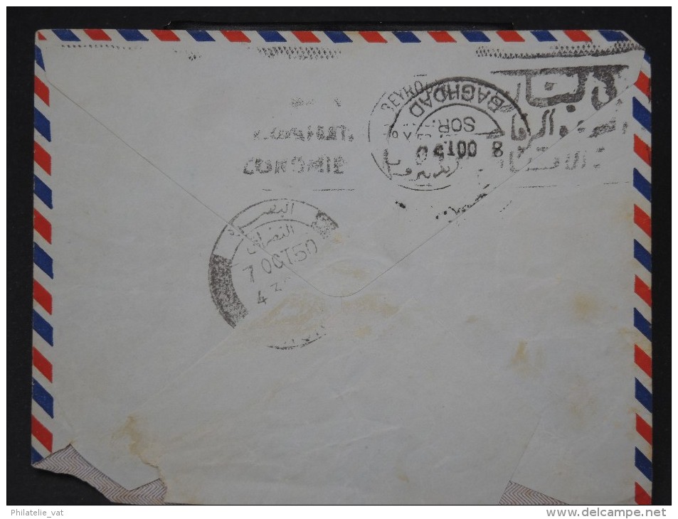 IRAQ - LOT DE 7 LETTRES PERIODE 1950  A ETUDIER   A VOIR INTERESSANT LOT P3367