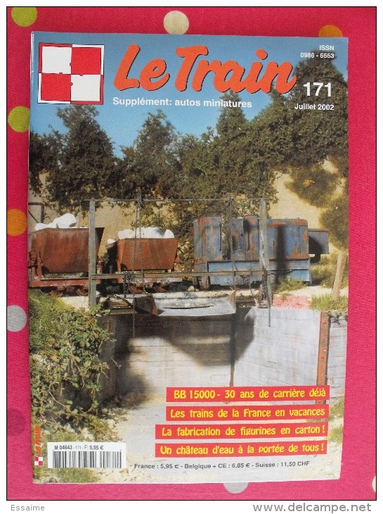 Revue Le Train. Supplément Autos Miniatures. 2002. N° 171. 92 Pages - Chemin De Fer & Tramway