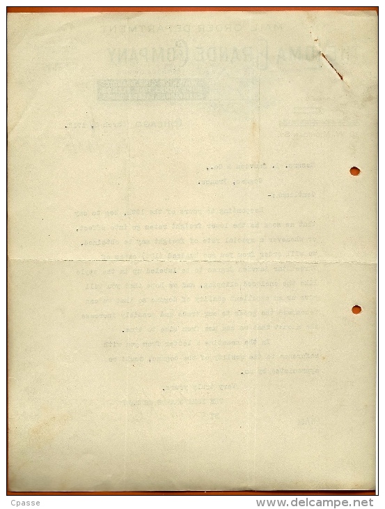 Courrier Commerce Cognac SAUVION 1912 The LOMA GRANDE Company CHICAGO Alcool Avant Prohibition JUDAICA * 16 - United States