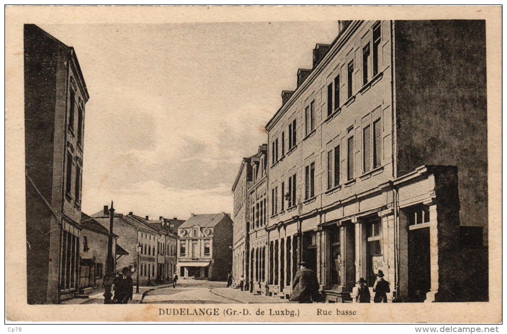 Très Très Rare - DUDELANGE -  Rue Basse - Légère Tâche - Dudelange