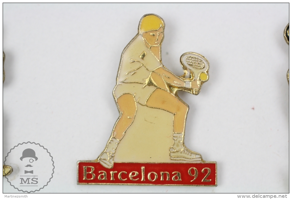 Barcelona 1992 Olympic Games - Tennis - Pin Badge #PLS - Juegos Olímpicos