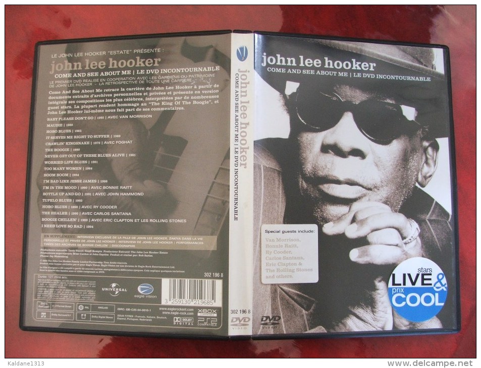 DVD John Lee Hooker Come And See About Me - DVD Musicales