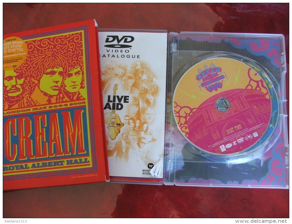 DVD 2 Discs Cream Royal Albert Hall - Music On DVD